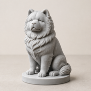 Figurami 2026 — Figurine grise personnalisée sur socle rond